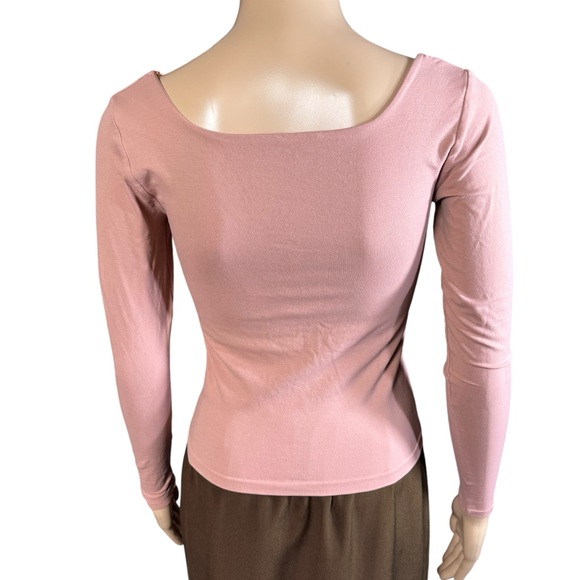 New Free People Intimately Clean Lines Long Sleeve Top Size M/L - Picture 5 of 8